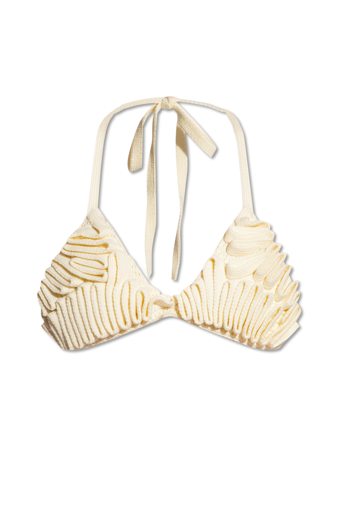 White Carita swimsuit top Cult Gaia GenesinlifeShops Canada